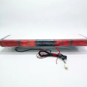 48 Inch Double Rows LED Emergency Light Bar Amber White Red Blue with 100 Watt Built in Speaker TBD2833