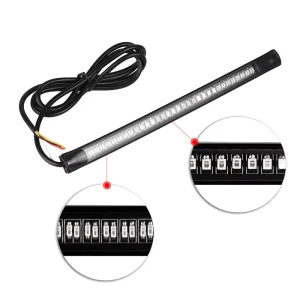 48 Lamp SMD Motorcycle Lamp LED Light Bar Brake and Turn Signal Casing Motorbike Licence Tail