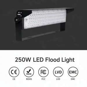 48000lm 250W 5050 Chip 6500K 6000K 3000K Exterior Facade House 220V Led Module Flood Lights for Golf Badminton