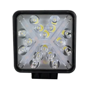 48W Auto Exterior Lighting LED Work Light White and Yellow Flashing for Truck Offroad Vehicle