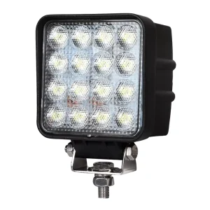 48W Car LED Work Light Flood Lamp Square 4.3inch 12V 24V for Offroad Trucks