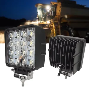 48W Off Road LED Work Light for Tractor Truck Forklift Floodlight for Retrofitting