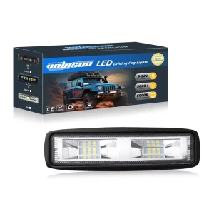 48w 9 30V Motorcycle Slim 6000K Car LED Bar Light Work Light Flood Lamp for Car SUV Off Road for Jeep Truck Boat
