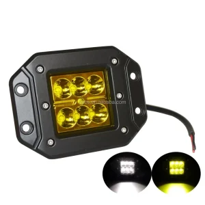 4INCH Motorcycle Tractor Boat Ruck SUV Spot Off Road Fog Lamp 6LED 18W Auto Exterior Lighting Offroad LED Work Light Bar