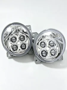 4LED 24V Round Grey LED Truck Work Light Waterproof Fog Lamp