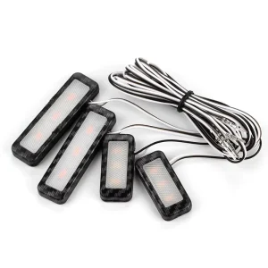 4Pcs Armrest Interior Door Handle Lighting Car Styling LED Car Inner Bowl Light Universal Auto Atmosphere Lamp Decorative Lights