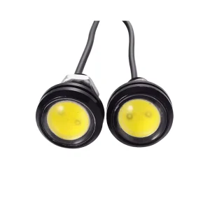 4X White Red Blue Yellow DC 12V Eagle Eye LED Daytime Running Lights Backup Auto Motor Parking Signal Lamp Waterproof