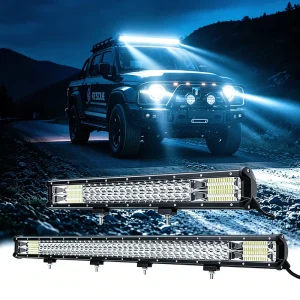 4X4 Driving 12 24 Volt Slim Reflective Road LED Bar 12 50 Inch Combo Dual Row for Car Offroad Truck
