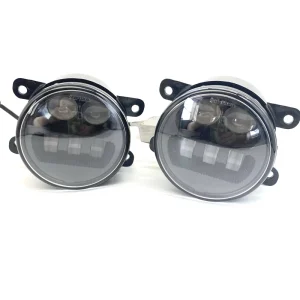 4X4 Off Road 3+2 Round LED Fog Light Assembly Hi/Lo Beam Integrated Direct Fit Plug and Play