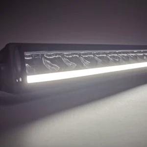 4X4 Offroad Single Row 12V 24V 20″ Dual Color DRL LED Driving Light Bar IP68 Waterproof 9000LM Diecast Aluminum