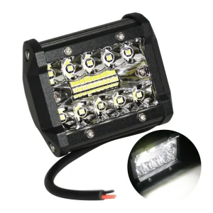 4inch 20LED 60W LED Work Light Bar Spot Beam 12-30V Motorcycles Cars SUV Boat Truck 6000K Driving Offroad Light