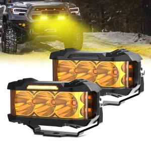4inch Fog Front Roof Side Shooter Spot Auxiliary Pod Driving Light Offroad LED Spotlight 4×4 for Motorcycle Truck SUV UTV