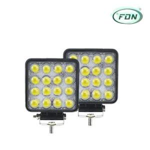 4×4 Agriculture Car LED Spotlight 48W 4D Lens Work Light 4 Inch Driving Light for Cars Trucks Auto Exterior Luces Automotrices