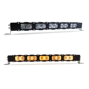 4×4 LED Bar Light DRL 20” Spot Driving Combo Beam Cool White Backlight Aviation Aluminum Stainless Steel 24-Month