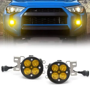4×4 Offroad Accessories Parts LED Front Fog Lights Foglamp Auxiliary Lights for Toyota 4runner tacoma tundra Rav4