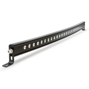 4×4 Spot LED Light Bar Curved CNC Machined 6063 Aviation Aluminum 144 Watt CE FCC RoHS Certified TIR Optical Lens