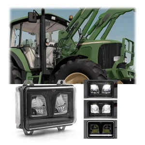 4×6 Inch Led Sealed Headlight 40W Aluminum Led Headlights With High Low Beam for John Deere Tractor