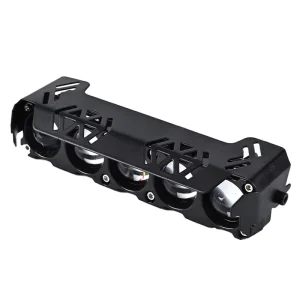 5 Eye LED Motorcycle Headlight Aluminum Alloy Super Bright High Low Beam