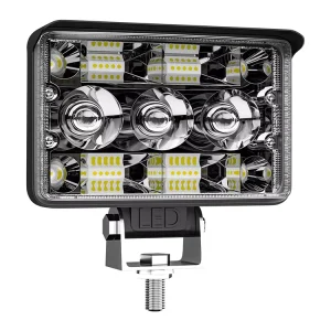 5 Inch 12V LED Light Bar Off Road Spotlight Dual Color Work Light for Car Truck ATV Tractor Motorcycle Fog Lamp LED Headlights