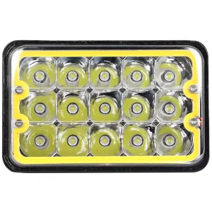 5 Inch 45W LED Rectangular Headlights DRL LED High Low Beam Bulbs Led Driving Headlight 45W 6000K for SUV Truck Car