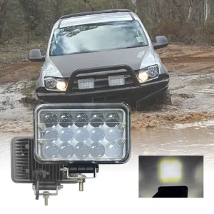 5 Inch 45W Square LED Work Light IP67 9-32V Off Road Driving Lamp for Agricultural Construction Machinery