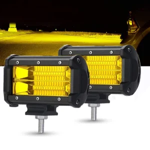 5 Inch 72W LED Car Work Light Bar Spot Flood Beam Fog Driving Lamp Off Road SUV LED Light Bar
