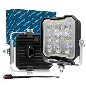 5 Inch Off Road Lights Car Auto Off Road Lights Round Compact Square Led Driving Light