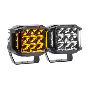 5 Inch Square Daytime Running Lights White Yellow Fog Lamp Led Driving Light for Truck ATV UTV