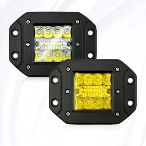 5 Inches Spot Flood LED Work Light Car Truck Off Road Lamp Flush Mount Bumper IP68 Waterproof LED Flush Mount Lights