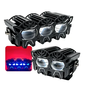 5 Modes Motorcycle Spotlights Led With DRL Headlight Mini Driving Lights Auxiliary Light Work Light Fog Lamp for Motorcycle