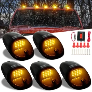 5 in 1 Car Cab Marker Roof LED Light Auto Signal Light for Dodge RAM F150 SUV Truck Pickup Top Running Cab Marker