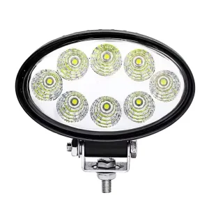 5.5 Inch Oval 24W 6000K LED Work Light Auxiliary Driving Lights for Tractors Trucks SUVs ATVs 12V 24V