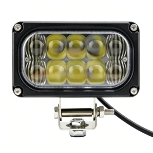 5.6 Inch 30W Rectangle LED Work Light 4D Lens IP68 Waterproof 12 48V Auxiliary Driving Lamp Offroad Car Truck Forklift Machinery