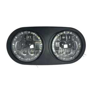 5.75 Inch Black Housing Motorcycle Lighting System Led Lights for Harley Road Glide Dual Headlights