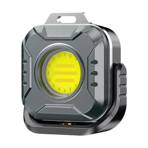 500LM Super Bright Keychain Flashlight Portable Pocket Mini COB Flood Light Rechargeable Small Magnetic LED Work Light