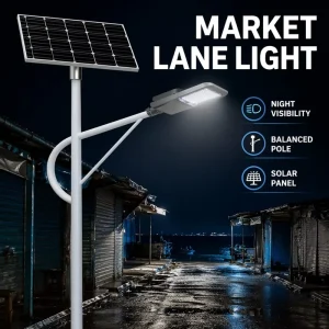500W Split Solar Eco Trail Light IP66 Waterproof Firm Metal Support LED for Forest Path Garden Park Countryside Walkway Lighting