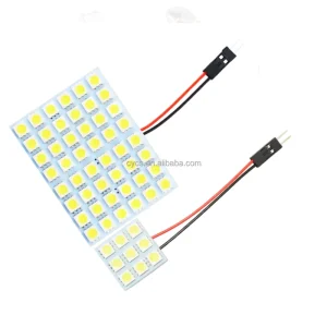 5050 6LED 9LED 12LED 15LED 18LED 24LED 36LED 48LED SMD 5050 Car LED Roof Reading Lamp Ceiling Light Dome Car Led Light Bulbs