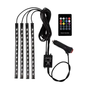 5050 Strip RGB LED Breathing Music Rhythm Light Auto Interior USB Interior with Colorful Mod Sole Voice Control