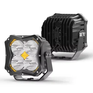 50W LED Auto Exterior Lighting Work Light Headlight & 5′ Off Road Vehicle Spotlight with Aperture Automatic