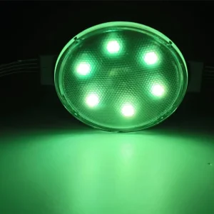 50mm IP67 Waterproof LED Pixel Dot Light Reinforced Profile for Outdoor Building Exterior Lighting