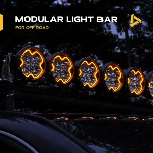52 Inch Off Road Modular LED Roof Driving Light Bar for Ford F150 Toyota Hilux Ford Ranger Toyota Tundra Land Cruiser 4×4 Truck