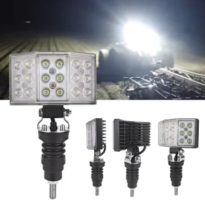 54W Din Pole Installed 240 Degree Wide Angle LED Auxiliary Light for Trucks Cars 12V 24V 240 Degree Headlight for Tractors