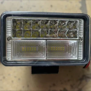 55W 5 Inch 40 Bead Square LED Work Light 12V 24V 60V Car Headlight Spotlight for Cars Off Road Vehicles Trucks
