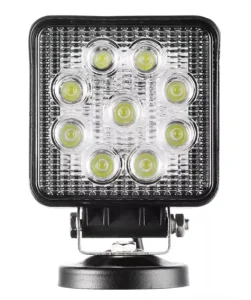 55mm CE RoHS Aluminum LED Work Light for Cars Trucks 27W Square 12V Heavy Duty Lights Auto Exterior Lighting