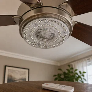 5CCT LED Ceiling Fan Light Source Module 118mm 4.64 Inch 20W 120V Flicker Free CRI90+ for US Canada Fan Retrofit