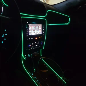 5M EL Car Styling Cold Ambience Lamp Line Neon Car LED RGB Neon Interior Atmosphere Light Strip