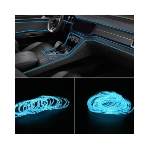 5M EL Car Styling Cold Light Ambience Lamp Line Car Lights Neon Car LED RGB Neon Interior Atmosphere Light Strip