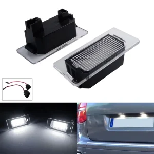 5N0943021 5N0943021A 6000K Xenon HID White Colour Car LED License Number Plate Light for Seat Ibiza Skoda Fabia Superb Yeti