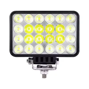 6 Inch 24LEDs Bar Pods Shockproof Driving Work Light Offroad 72W for Heavy Duty Engineering Vehicles