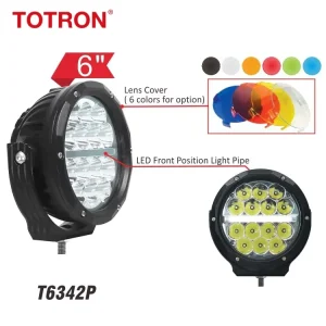 6 Inch 42W Spot Beam LED Driving Light IP68 IP69K Waterproof for Off-Road Vehicle